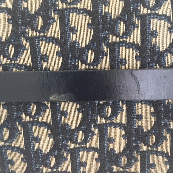 Authentic Vintage Dior Trotter Shoulder Bag - Picture 7 of 8